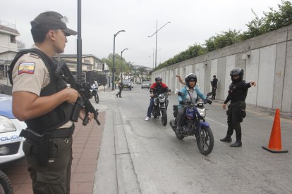 En Los Ceibos, el operativo tenía un carácter preventivo.