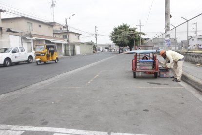 El lugar donde fue alcanzada por un proyectil.