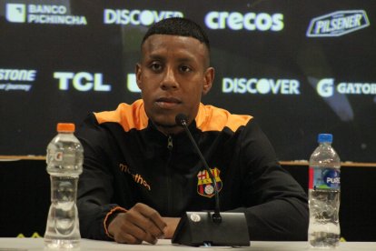 Cristhian Solano, extremo zurdo del Barcelona SC.