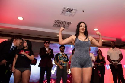Tami Rivera fue una de las más aclamadas en el evento de pesaje.