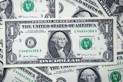 Referencial: un billete de dólar estadounidense.