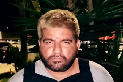 Imagen de Braulio, luego de su detención en Tumbes, Perú.