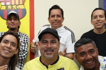 Diego Yagual, Gonzalo Zavala, José Zavala, Fonzi Zavala Theo Oyarvide y Xavier Montoya, de ‘Los Ases del Astillero’.
