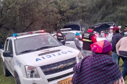 La Policía y otras entidades colaboraron en la localización en Cayambe.