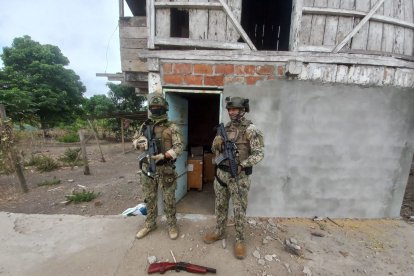 Militares actuaron en Manabí, en finca.