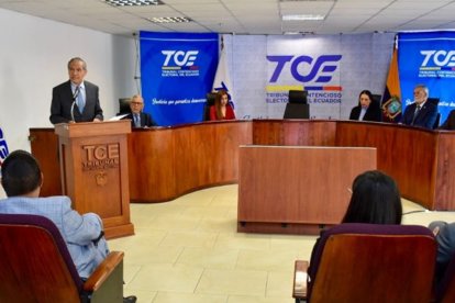 El Tribunal Contencioso Electoral (TCE) tramita las denuncias contra los legisladores del correísmo.