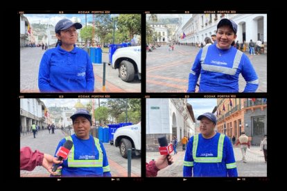 Ellos son parte del personal de Emaseo que se encarga de dejar limpia la ciudad.