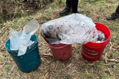 Estos fueron los restos localizados durante la búsqueda de Yomaira Quishpe.