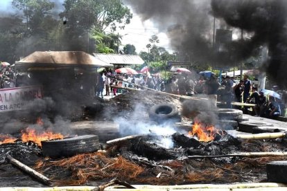 En el Oriente ecuatoriano hacen paros estos días.