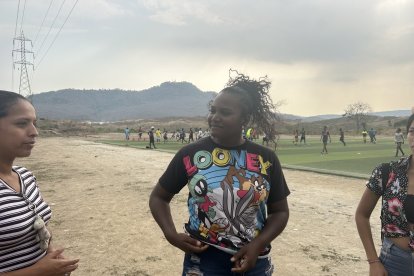 Beatriz Nazareno es jugadora de fútbol femenino y madre de un integrante.