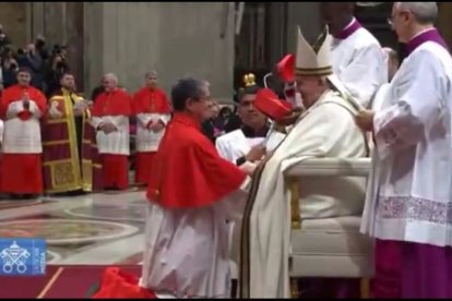 La ceremonia se dio en la basílica de San Pedro.