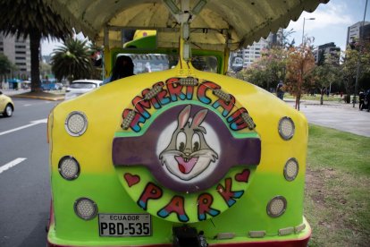 El trencito de la felicidad entra al taller cada dos meses para mantenimiento.