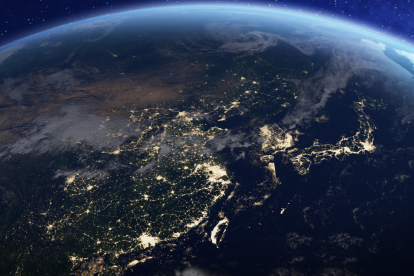 La Tierra desde el espacio.