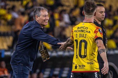 Damián Díaz salió de Barcelona cuando el técnico Ariel Holan dirigía el equipo.