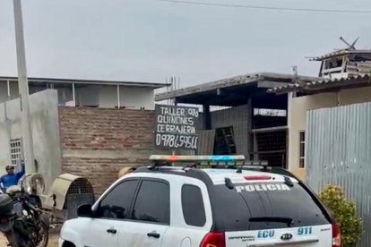 La Policía llegó al sitio para tomar procedimiento del hecho.