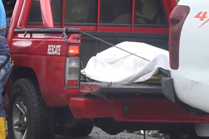 El cuerpo de la víctima fue recogido.