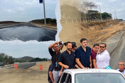 Anillo vial de Chongón fue inaugurado por el alcalde Aquiles Álvarez.