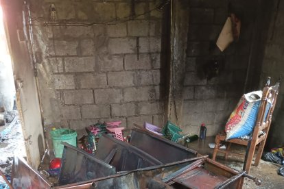 La familia lo perdió todo.