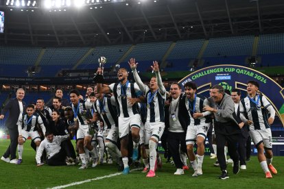 Jugadores de Pachuca celebraron la clasificación a la final de la Copa Intercontinental