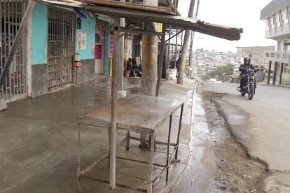 El sector donde se registró la matanza.