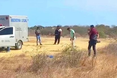 Los policías calcularon que la víctima tendría entre 25 y 30 años.