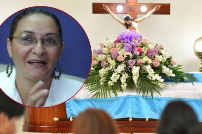 El Adiós de Amparo Guillén, la bandera de Guayaquil cubría su féretro.