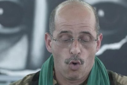 Simón Trinidad durante los fallidos diálogos de paz con el Gobierno de Andrés Pastrana.