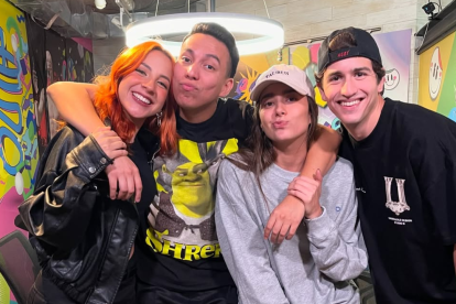 Viviana Salame, Álex Vizuete, Luciana Guschmer y Daniel Reinoso