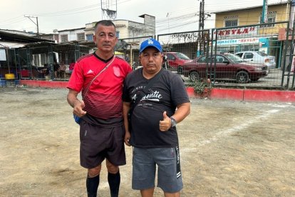 Los organizadores del torneo: Danilo Cedeño    y José Barcia.