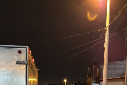 La balacera en la Juan Montalvo ocurrió en la noche.