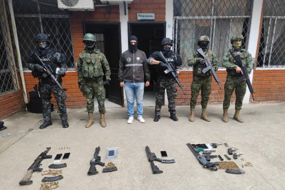 Esta fue la evidencia que encontraron cuando capturaron al presunto cabecilla el 30 de marzo del 2024.