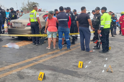 Cuatro accidentes de tránsito se registraron este 22 de diciembre en Santa Elena.