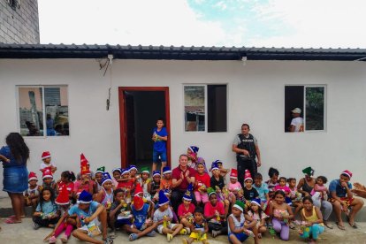 Dice que este regalo de Navidad nunca lo va a olvidar.