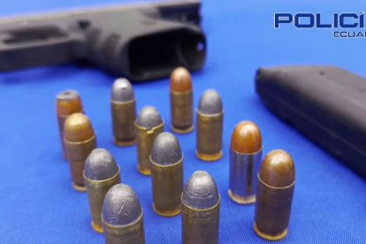 Municiones y armas forman parte de las evidencias.