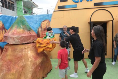 El parque también tiene un enfoque comunitario, ya que han participado los vecinos.