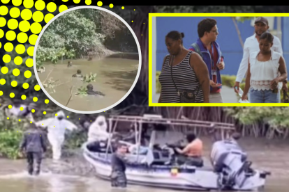 Los cuatro cadáveres fueron hallados en este manglar, perteneciente a Taura.