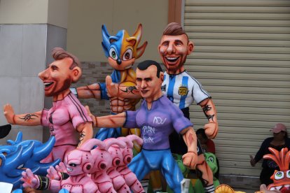 Monigote del presidente Daniel Noboa