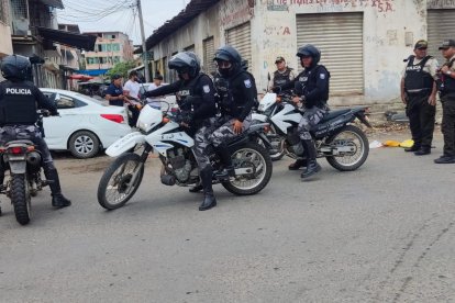 La Policía llegó al sitio.