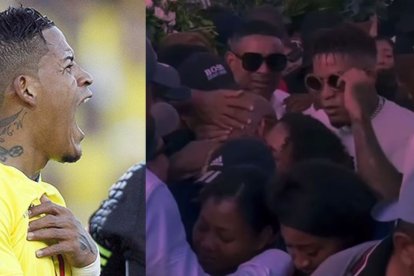 Michael Arroyo presente en el adiós de sus sobrinos.