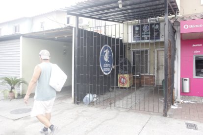 La casa donde llegó la Policia.