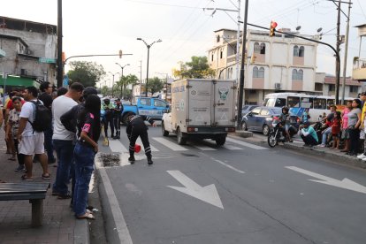El cuerpo de la víctima tuvo que ser recogido por partes.