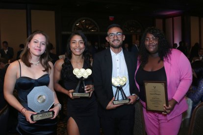 GALA OLIMPICA 2024. MEJORES DEPORTISTAS DE LA TEMPORADA. BANKERS CLUB. PERIODISTA:  CHRISTOPHER MONTALVAN . AG-EXTERNOS.