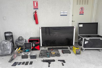 Estas son las evidencias encontradas a los sospechosos.