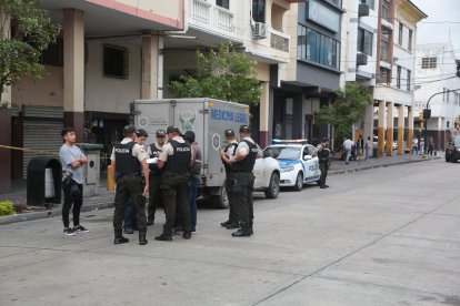 La Policía llegó al sitio.