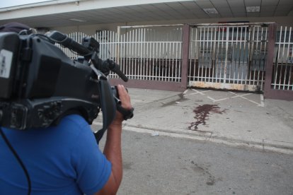 El lugar del crimen, en Durán.