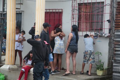 El dolor de la familia de la víctima.