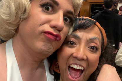 Víctor Aráuz y Michelle Rodríguez