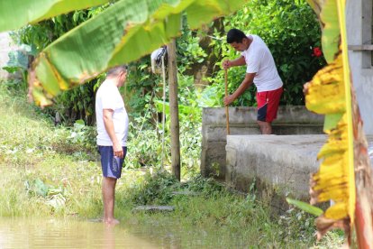 Las lluvias dejan varios sectores afectados.