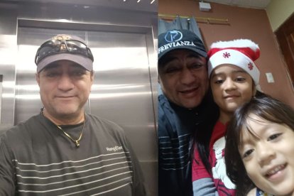 Byron Moreno en familia en el 2025.