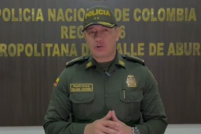 Brigadier General William Castaño Ramos, comandante Policía Metropolitana del Valle de Aburrá